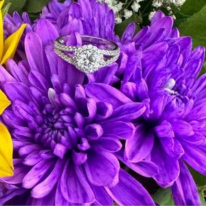 925 Silver Engagement Ring